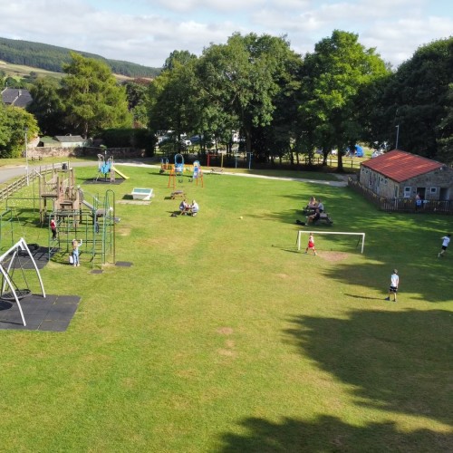 Aerial view_Rosedale Abbey Caravan Park (1)