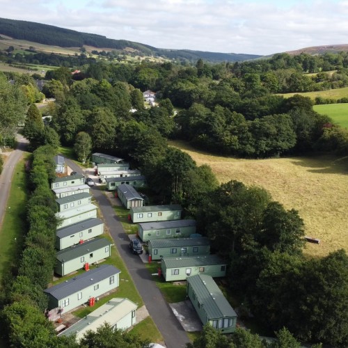 Aerial view_Rosedale Abbey Caravan Park (3)