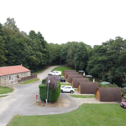 Aerial view_Rosedale Abbey Caravan Park (5)