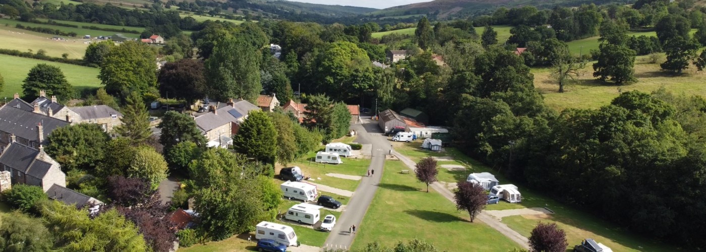 Aerial view_Rosedale Abbey Caravan Park (2)